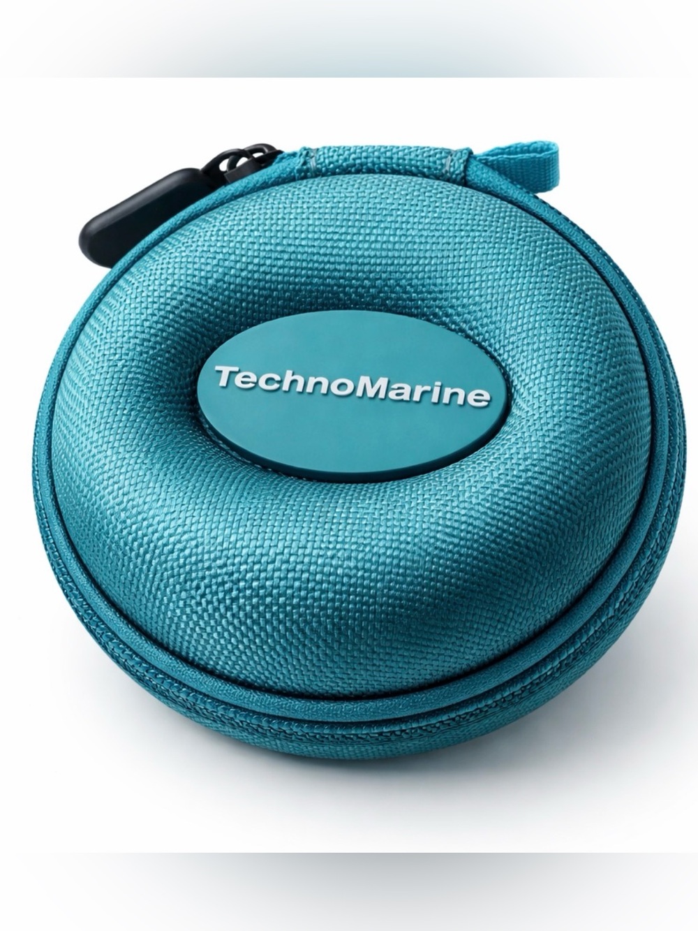 TechnoMarine Round Travel Watch Case in teal/blue